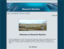 Tablet Screenshot of monarchmfginc.com